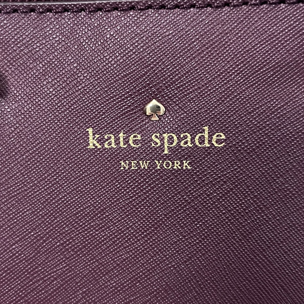 Kate Spade Mulled Wine Saffiano Leather Satchel - Picture 6 of 12